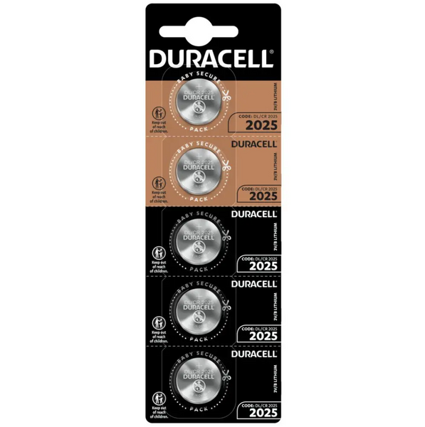 Батарейка Duracell DL2025 DSN кругла 5 шт блістер, (5000394132146)
