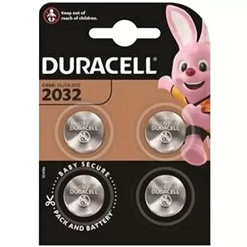 Батарейка Duracell DL2032 DSN кругла 4 шт блістер, (5007662/5010951/5014799)