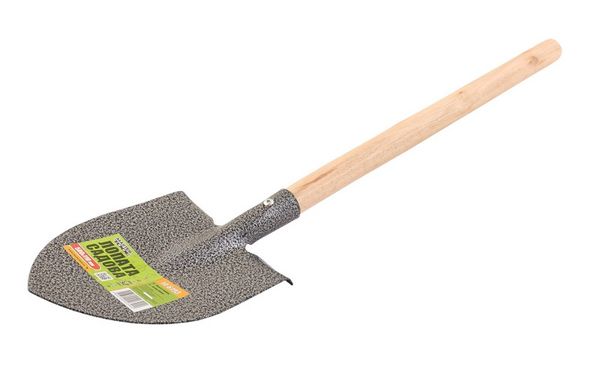 Лопата садова Mastertool 500х110 мм з подовженою дерев'яною ручкою, (14-6193)