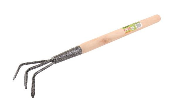 Розрихлювач садовий Mastertool 450х85 мм з подовженою дерев'яною ручкою, (14-6195)