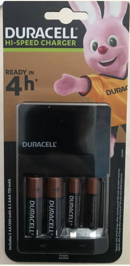 Зарядний пристрiй Duracell CEF14+2AA1300+2AAА750, (6307261)