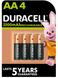 Акумулятор Duracell HR06 (AA) 2500 mAh пальчик уп. 4 шт., (6486621)