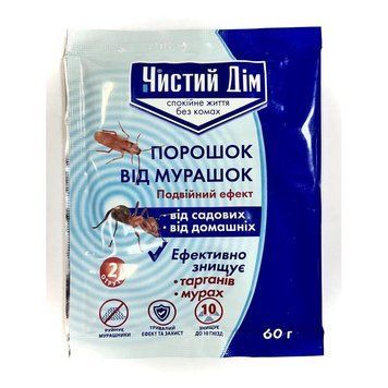Порошок Чистий Дім від мурах 65 гр.1/64/1