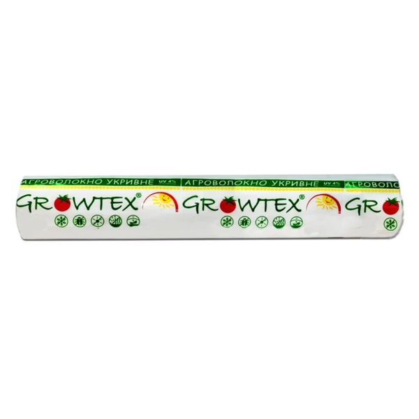 Агроволокно GrowTex 17 г/м2, 1.6х100 м, білий рулон, (1101008)