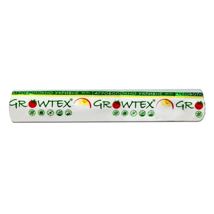 Агроволокно GrowTex 23 г/м2, 1.6х100 м, білий рулон, (1101030)