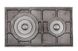 Плита Булат двоконфорочна чавунна 710x410 мм земляна (6)