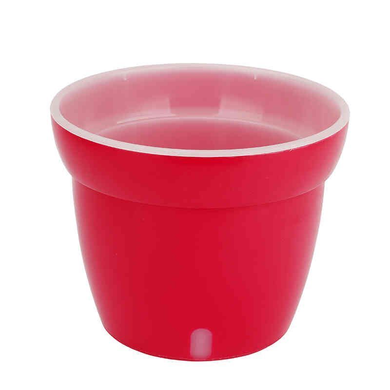 Горшок красный для цветов Орхидея Консенсус d=240 мм