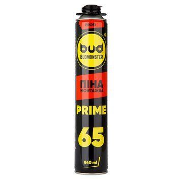 Пена профессиональная Budmonster Prime 65, 840 мл, 980 г