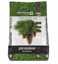 Субстрат ТМ PEATFIELD торф'яний для хвойних 40л 1/51/1