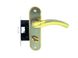 Ручка дверная BK-71106 50мм б/ключа SN/Gp сатин/золото, (15-01-005)