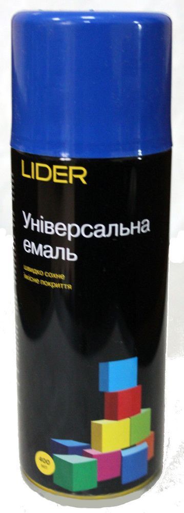 Эмаль аэрозольная универсальная Lider 400 мл, светло-синяя, (5010)