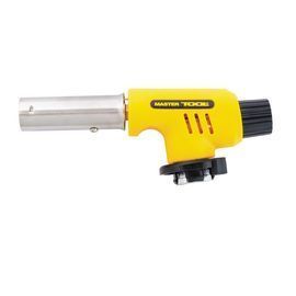 Горелка Master Tool для газового баллона с пьезоподжигом Искра, 1400С, (44-5034)