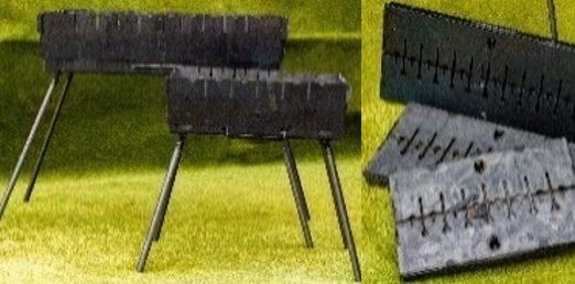 Мангал-валіза ТМ Україна на 8 шампурів 392*283*144 , метал 1,5мм