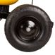 Тачка строительная BudMonster Wheelbarrow Strong 2-колесная, 130 л, 300 кг, желтый кузов, пневмоколеса 4х8'', кузов 1.0 мм, (WB7808)