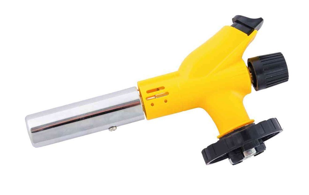 Горелка Master Tool для газового баллона с пьезоподжигом Прометей, керамическая защита, 1350С, (44-5024)