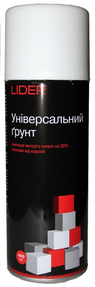 Грунт-аэрозоль универсальный Lider 400 мл, белый