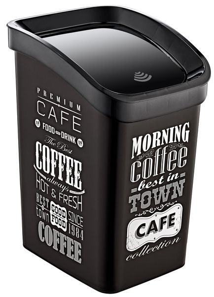 Набор мусорных ведер кофейный OZER 3.3 л, 6 л, 11.6 л, (D089/Х128)