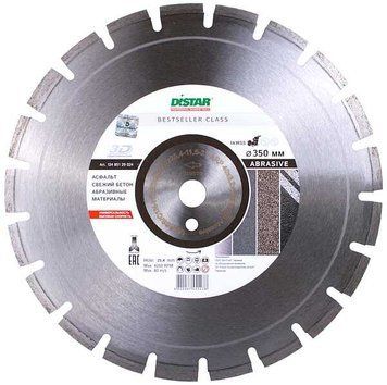 Диск алмазний ТМ Дістар сегмент Abrasiv 3D 400*3,5*25,4 1/1/1