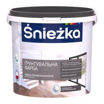 Краска грунтовочная белая латексная Sniezka 1.4 кг