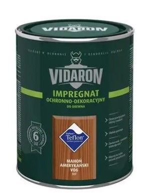 Защитно-декоративное средство импрегнат золотая матовая сосна V02 VIDARON 2.5 л