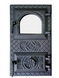 Дверца Булат Виктория спаренная чугунная с термостеклом и регулятором поддува 505х290 (95р)