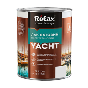 Лак яхтенный полиуретановый Rolax YACHT глянцевый 2.5 л