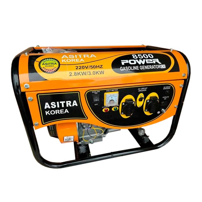 Генератор бензиновий ASITRA AST 8500 2.8/3.0 КВт, ручной пуск, (AST 8500)