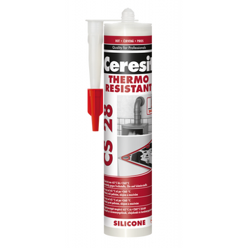 Герметик червоний Ceresit CS 28 Thermo Resistant 280 мл, (2667491)