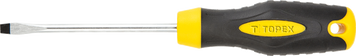Отвертка Topex шлицевая 4.0х100 мм, (39D802)