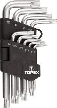 Набір ключів ТМ Топекс шестигранних Torx T10-T50 набір 9 шт 1/10/1