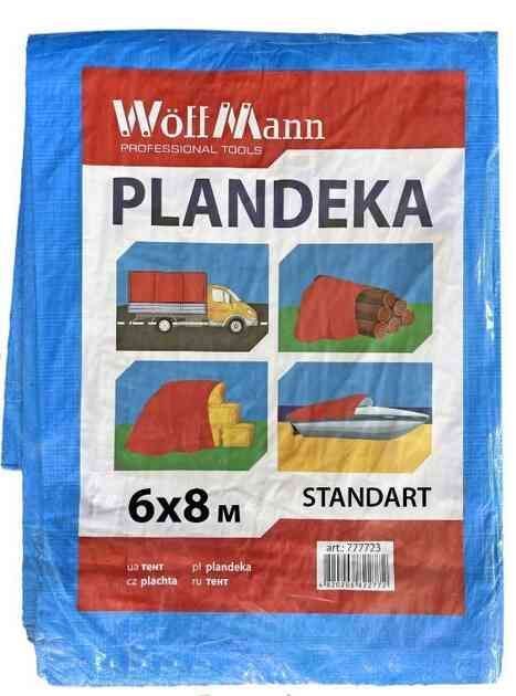 Тент ТМ ВоффМанн Синій 4&times;6м 45г/м2 1/10/1