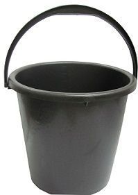 Ведро хозяйственное 10 л Полимерагро, п/э 2 сорт, (ПГ-1001)