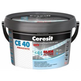 Заполнитель швов Ceresit CE40 Aquastatic ral 47 сиена до 6 мм 2 кг, (1157096)