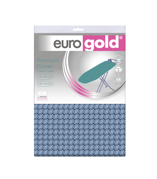 Чохол змінний ТМ EuroGold 120*38см з поролоном для дошки 120х42см 1/7/1