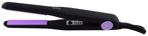 Вирівнювач для волосся чорний з фіолетовим Mirta 30 Вт, (НS-5125V)