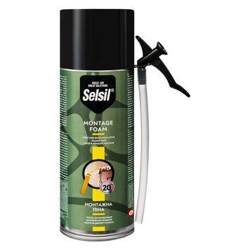 Пена монтажная ручная Selsil SELFOAM 300 мл