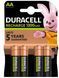 Акумулятор DURACELL HR06 (AA) 1300 mAh пальчик уп. 4шт. 1/10/1