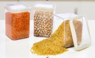 Емкость для сыпучих продуктов 3 шт. Zambak 430 мл, (751)