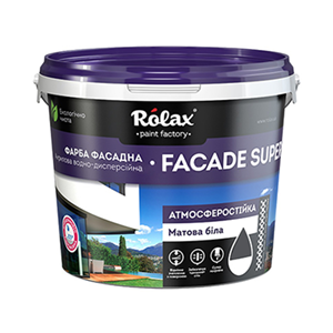 Краска акриловая фасадная Rolax FACADE SUPER 7 кг