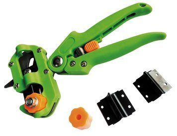 Секатор прививочный Master Tool 210 мм, сменные лезвия V, U, &Omega;-образные, SK5, (14-6116)