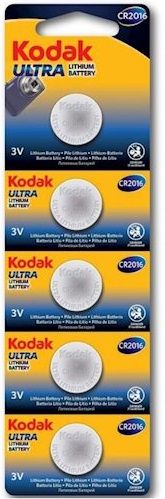 Батарейка Kodak CR2016 круглая 5 шт блистер, (6471983)