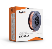 Проволока сварочная Gradient ER70S-6 d=0.8 мм, 1 кг, (WW-6GR081C)