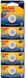 Батарейка Kodak CR2016 круглая 5 шт блистер, (6471983)