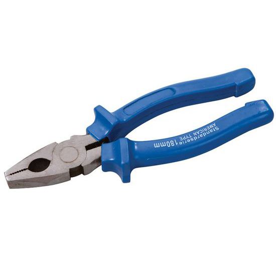 Плоскогубці Mastertool American type C45 180 мм, (22-0180)