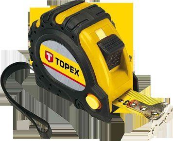 Рулетка Topex Magnetik стальная лента 3 м, 19 мм, (27C343)