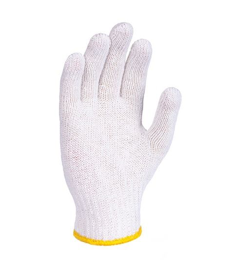 Перчатки Теплые без ПВХ натуральный белый (554)