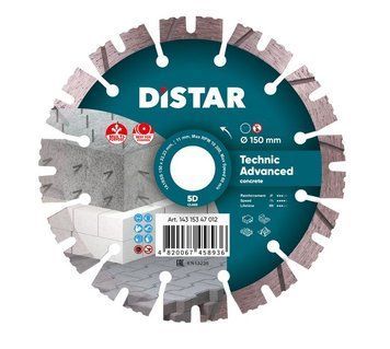 Диск алмазний ТМ Дістар сегмент Technic Advanced 5D 150*2,3*22,2 1/1/1