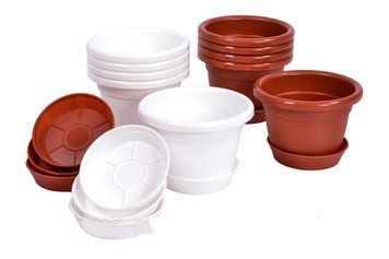 Вазон з підст. ТМ Мед 6л
