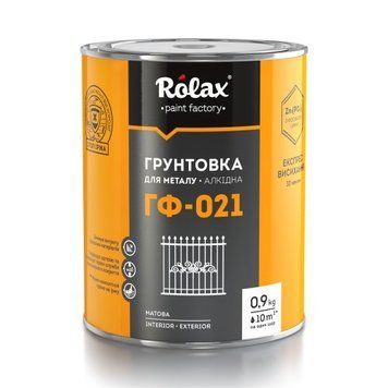 Грунт для металла алкидный Rolax ГФ-021 красно-коричневый 2.8 кг