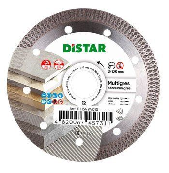 Диск алмазний ТМ Дістар турбо MULTIGRES 7D 125*1.6*22.2 1/1/1